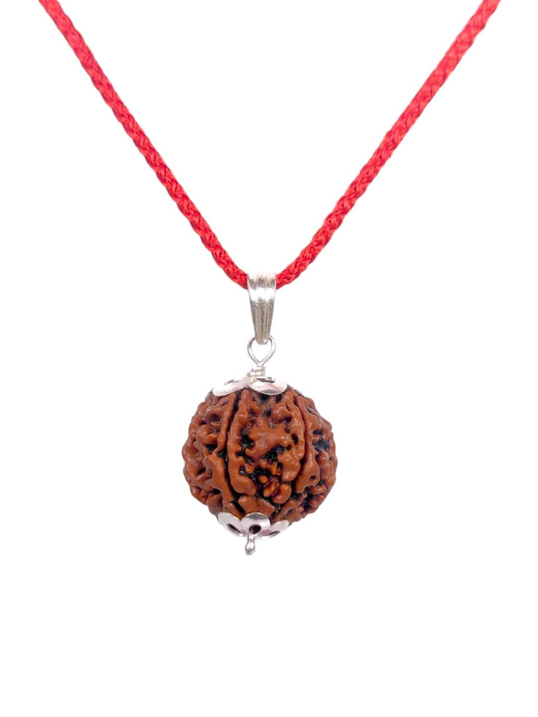 KASHI VISHWANATH RUDRAKSHA & GEMS Unisex Brown Jewellery Set