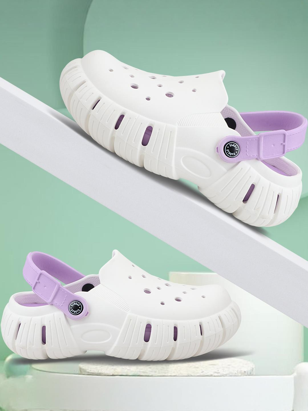 Kcandy Women Purple EVA Flip Flops