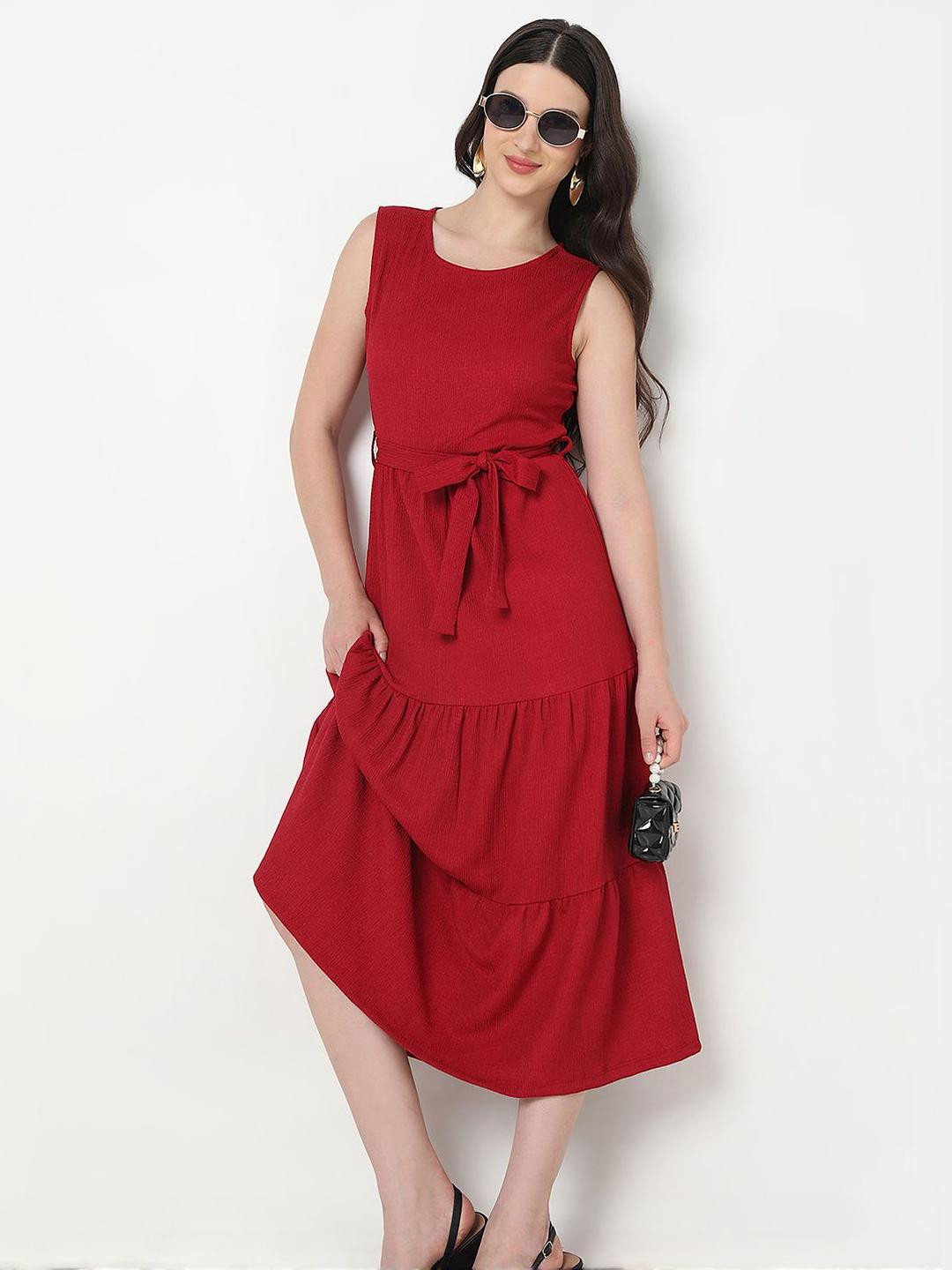R&B A-Line Midi Dress