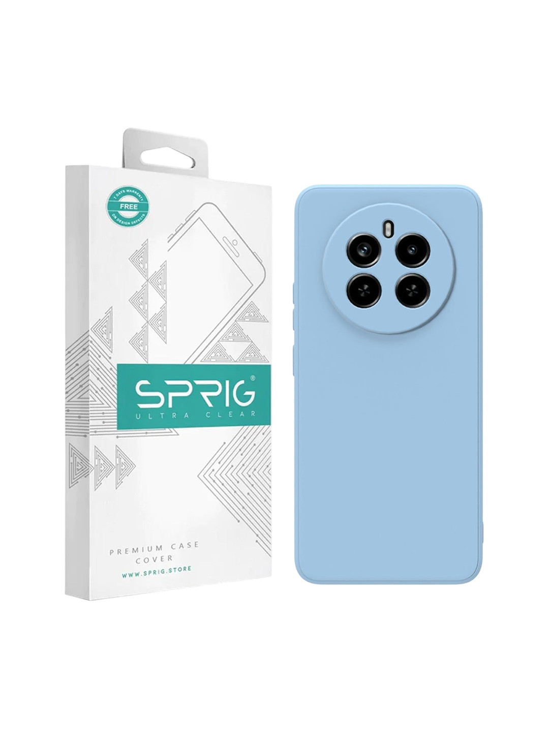 SPRIG Realme Narzo 70 5G TPU Matte Back Cover