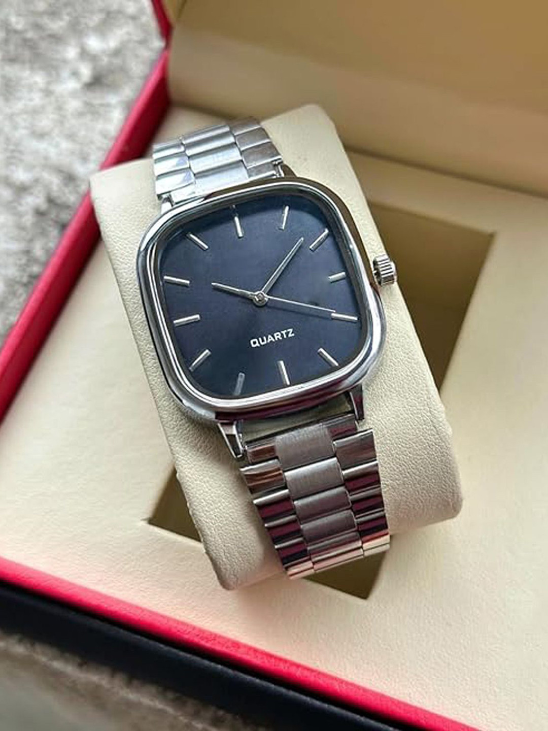 JUST LIKE Men Bracelet Style Straps Analogue Watch 75 Black ciso watch