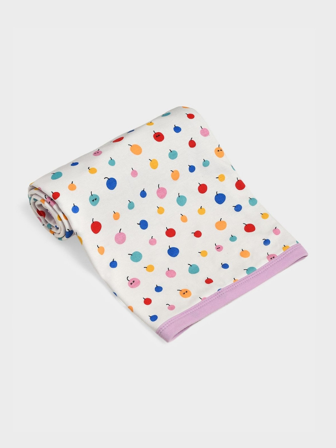 MiArcus Kids Beige & Blue Abstract Printed Summer 350 GSM Single Bed Blanket