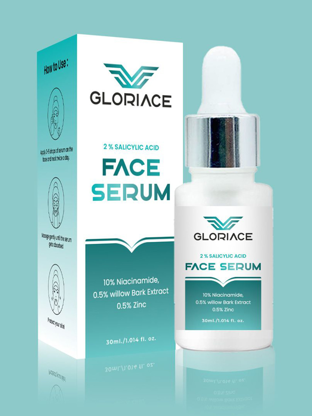 Gloriace 2% Salicylic Acid Face Serum- 30 ml