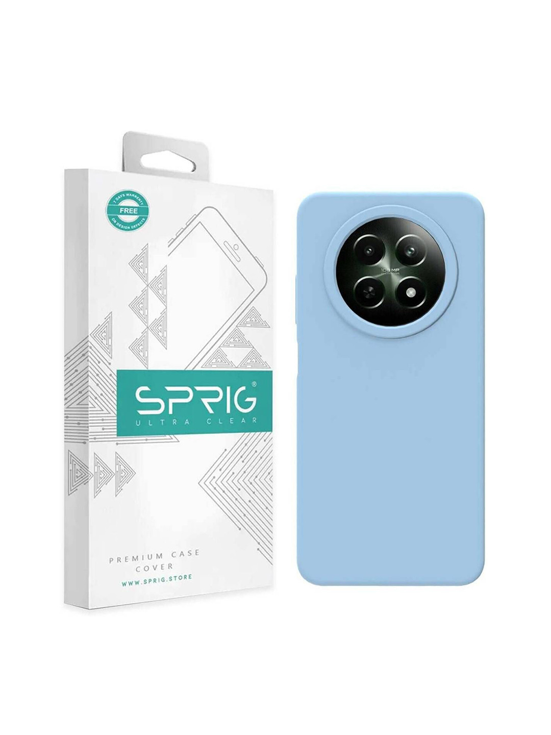 SPRIG Realme Narzo 70X Liquid Silicone Back Cover