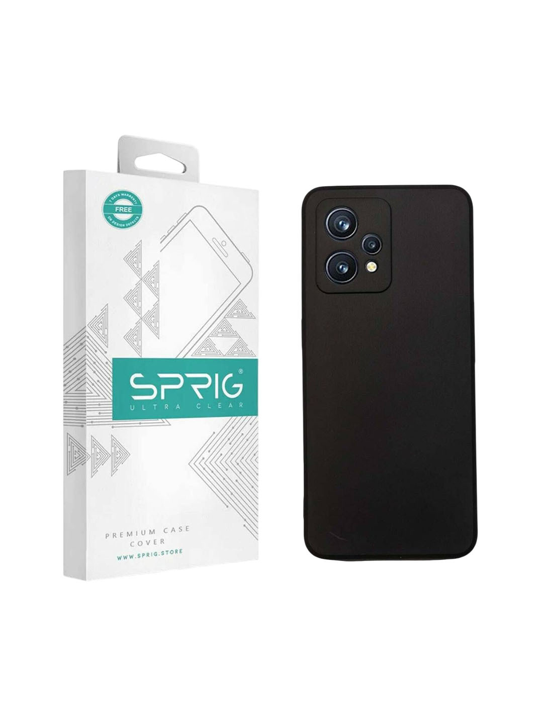 SPRIG Realme 9 Pro Plus TPU Matte Back Cover