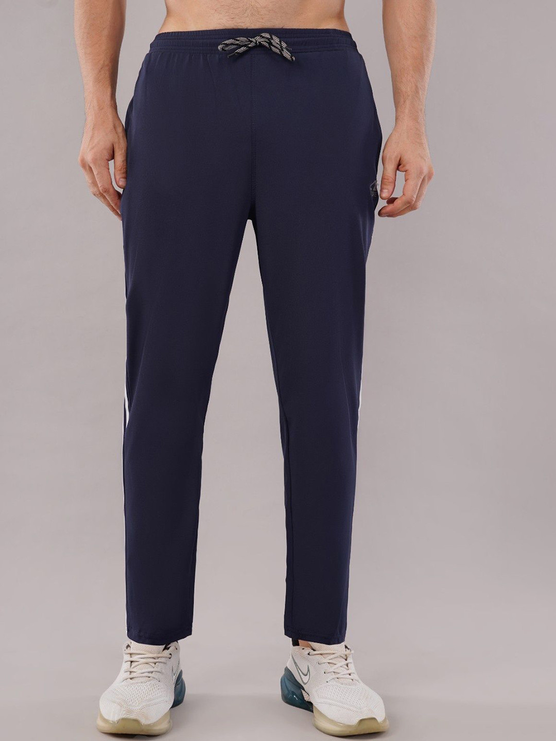 Adore Wear Men Side Striped Tapered-Fit Track Pants