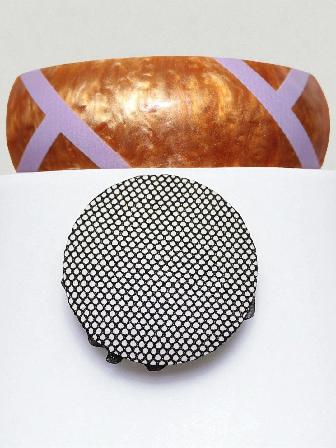 Jolly Faces Women Set of 2 Hairclip & Black Juda Bun Hair Accessory