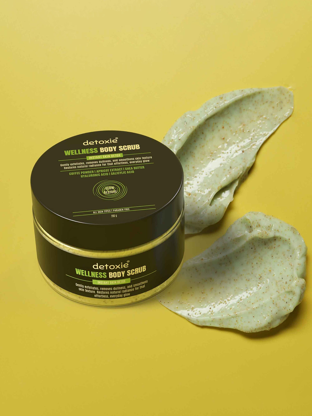Detoxie Wellness Body Scrub With Shea Butter & Apricot - 200 g