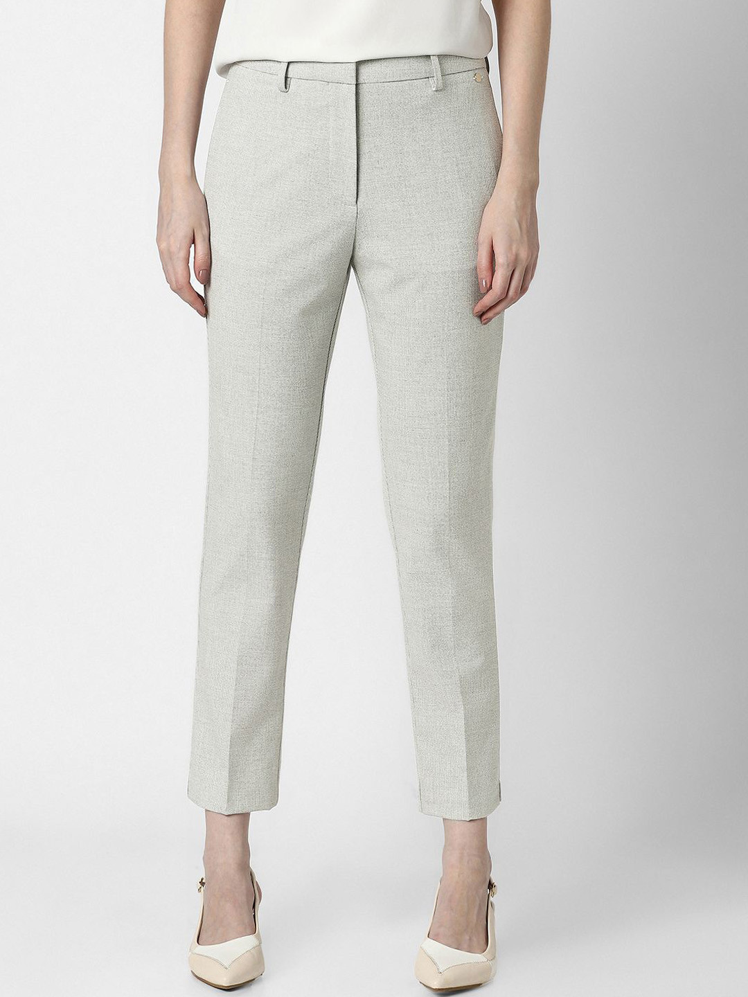 Van Heusen Woman Slim Fit Mid-Rise Formal Trouser