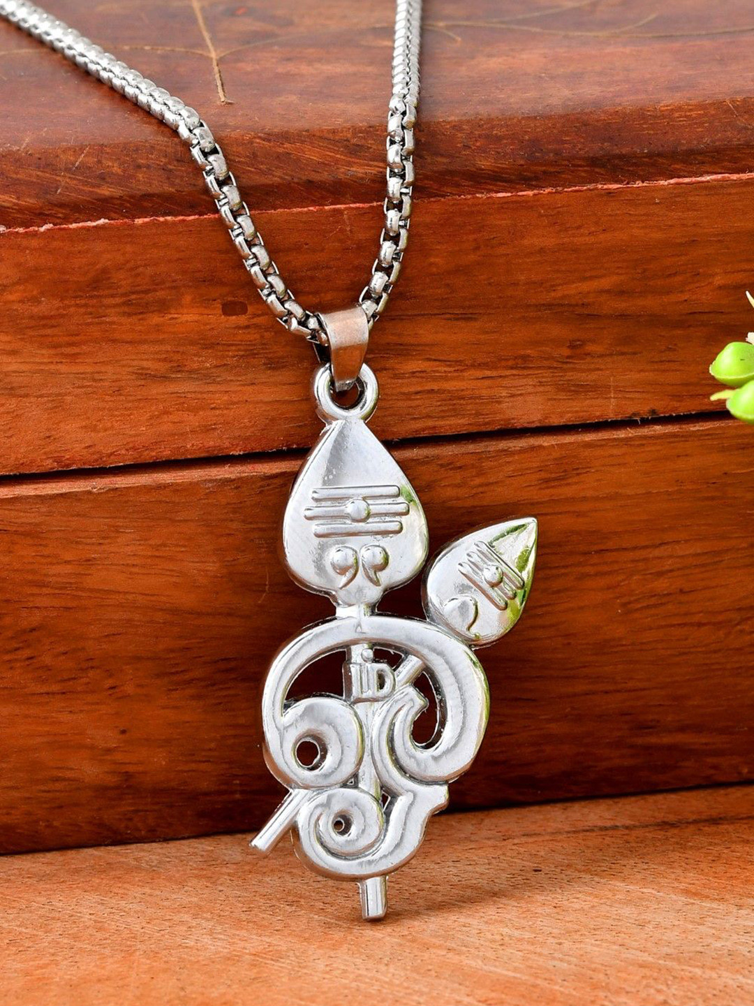 AGARWALPRODUCT Unisex Stainless Steel Bhala Pendant