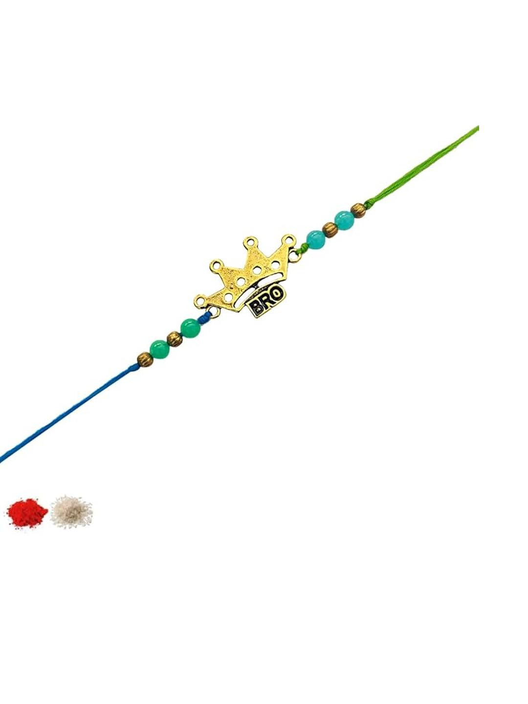 FURE Crowned Bro Rakhi (Roli Chawal included)