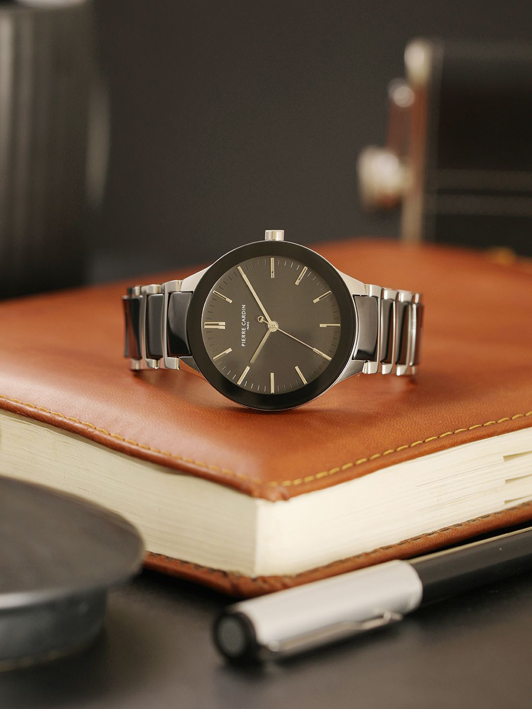 pierre cardin Men Cramique Stainless Steel Multi Function Watch CF.1020.CS.1