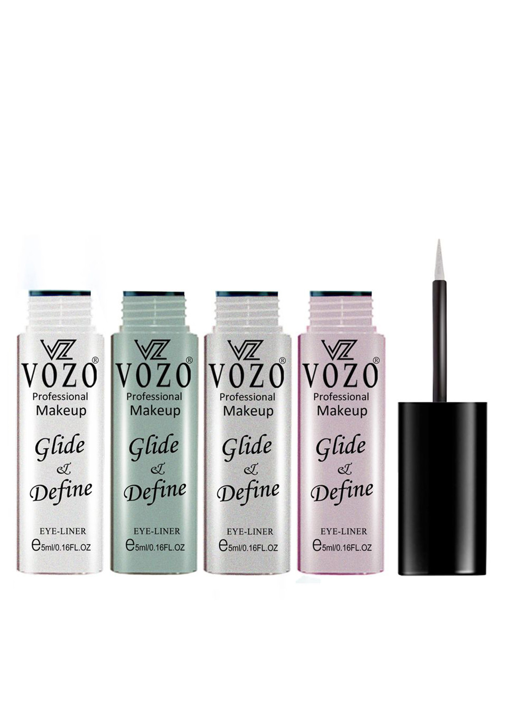 VOZO Set Of 4 Glide & Define Long Lasting Liquid Eyeliner - 5 ml Each