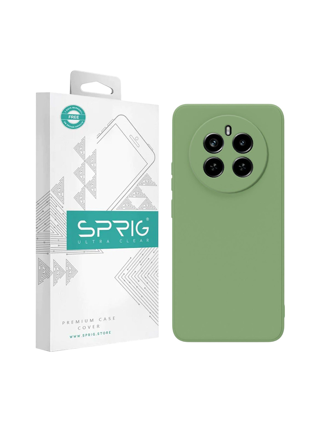SPRIG Realme P1 TPU Matte Back Cover