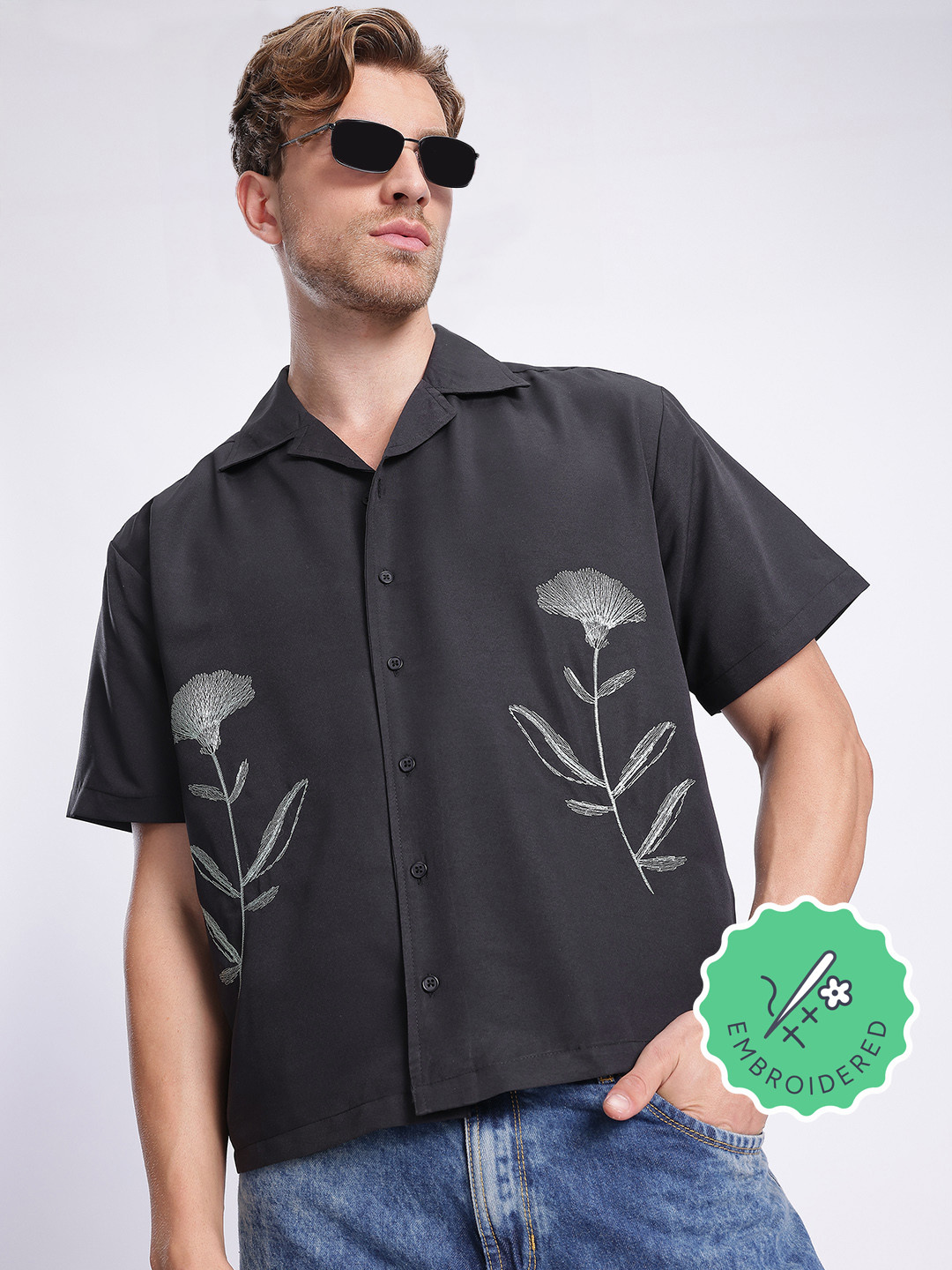 glitchez Boxy Fit Shirt