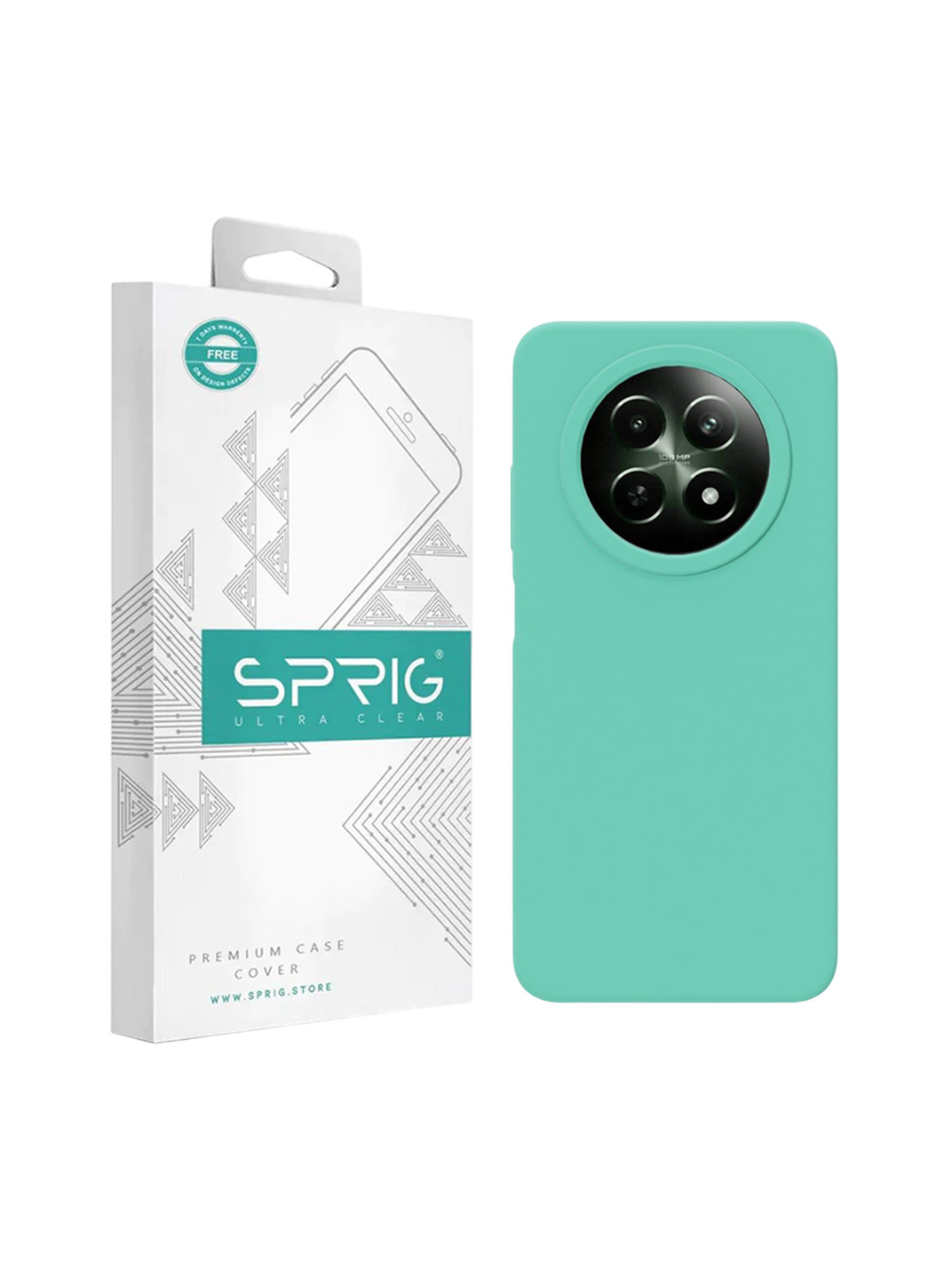 SPRIG Realme 12 Pro Liquid Silicone Back Cover
