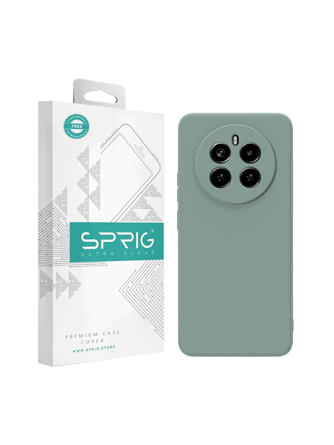 SPRIG Realme P1 TPU Matte Back Cover