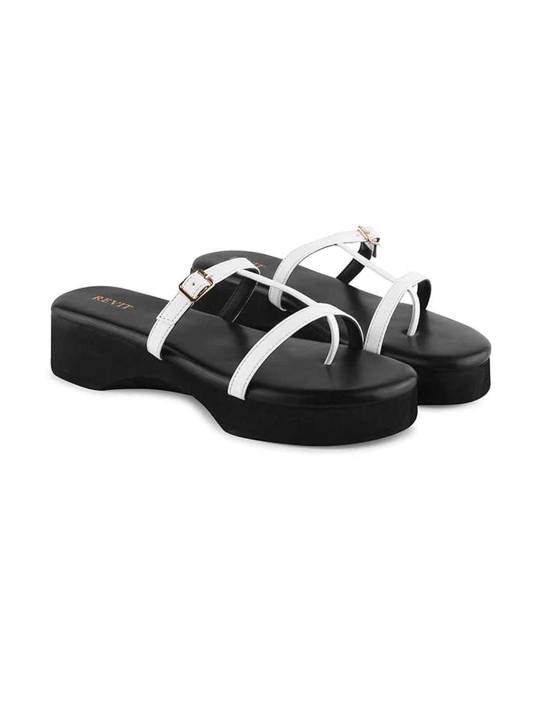 REVIT Women Open Toe Wedge Sandals