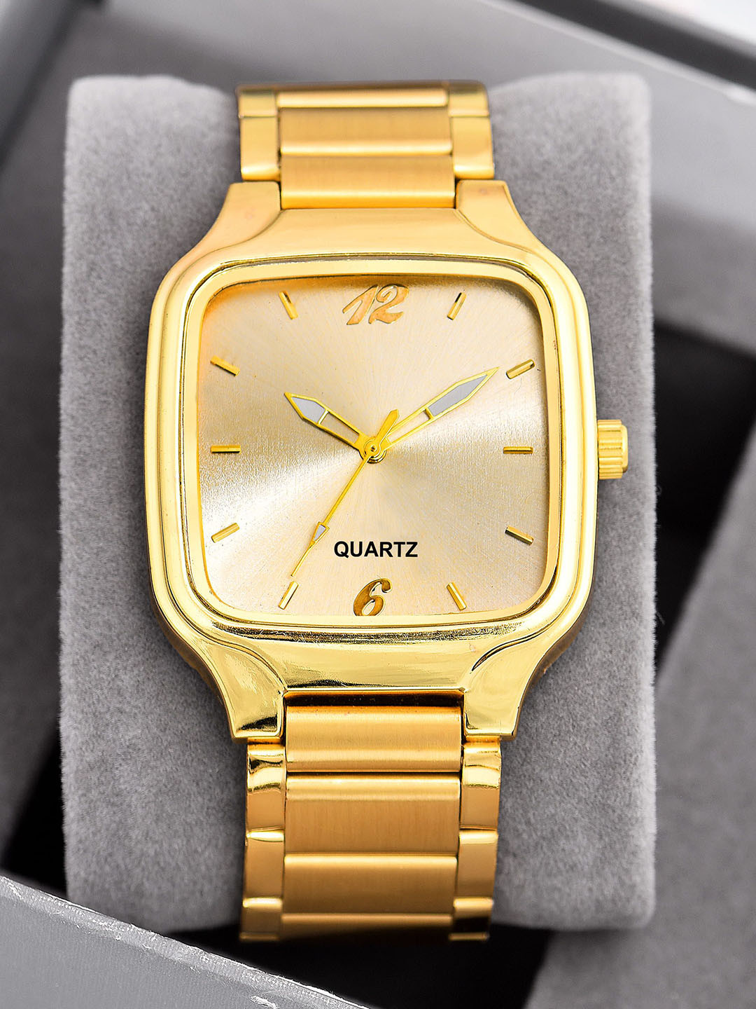 SWADESI STUFF Professional Men Bracelet Style Straps Watch SDS 166 GOLD MA GOLD 2028