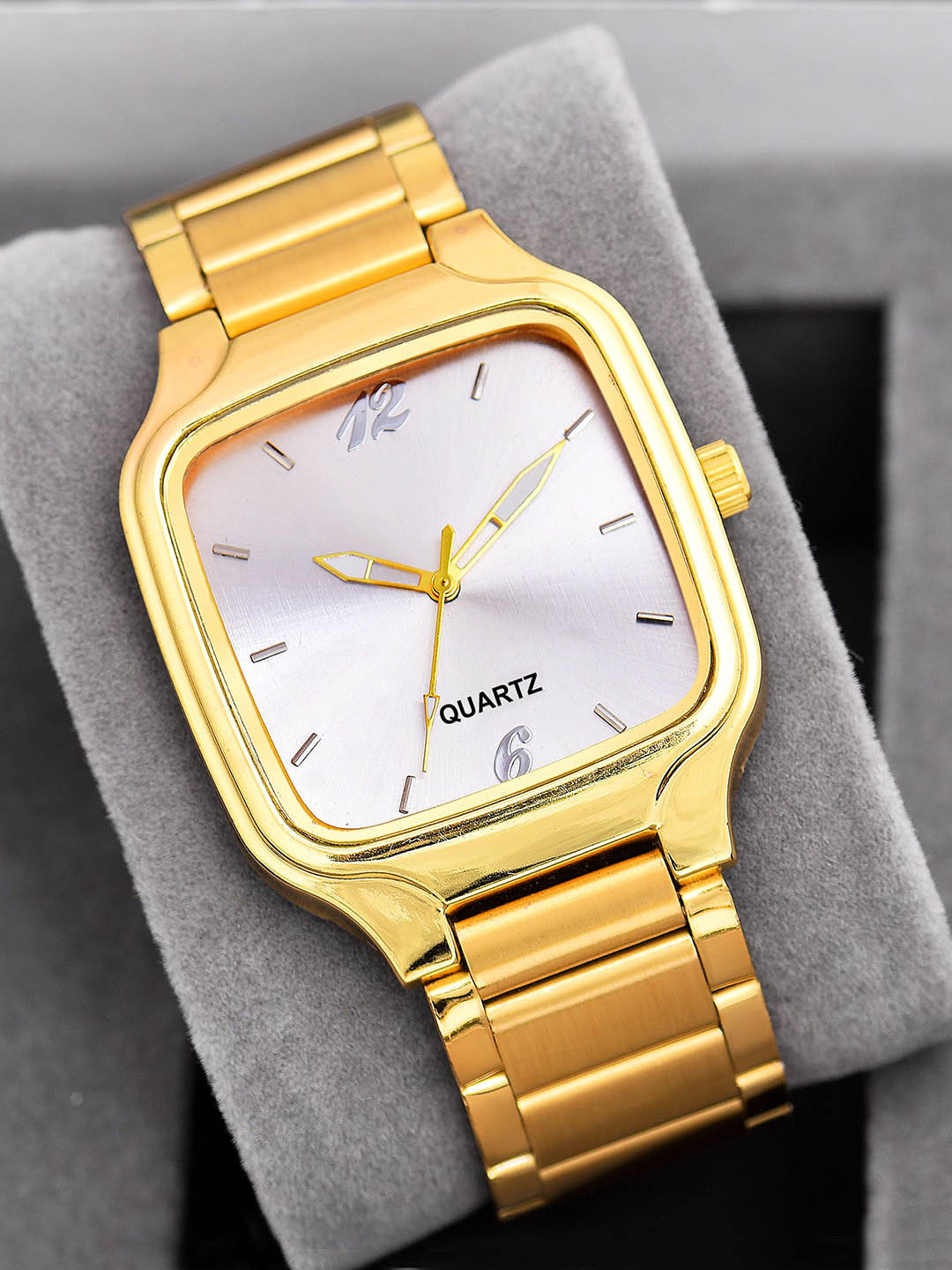 SWADESI STUFF Men Bracelet Style Straps Analogue Watch SDS 166 GOLD MA SILVER 2026