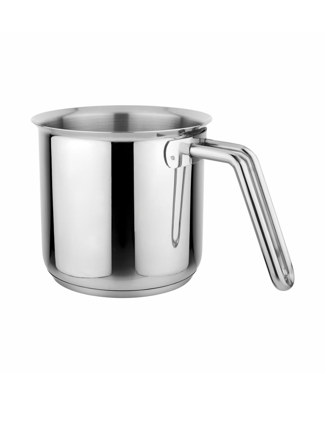 Prabha Stainless Steel Enzo Milk Pot 1.0 L without Glass Lid 11 cm