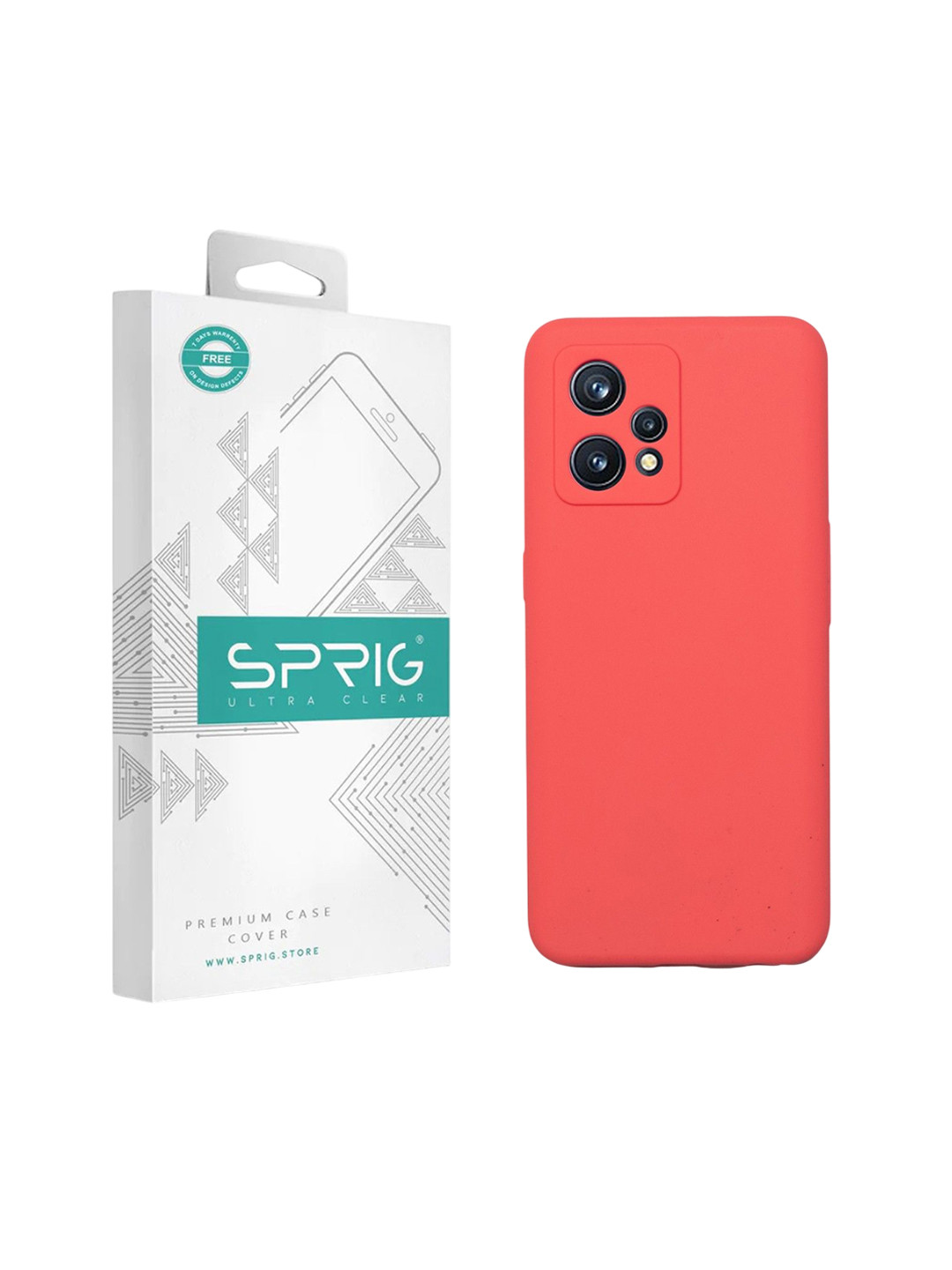 SPRIG Realme 9 Pro Plus Liquid Silicone Back Cover