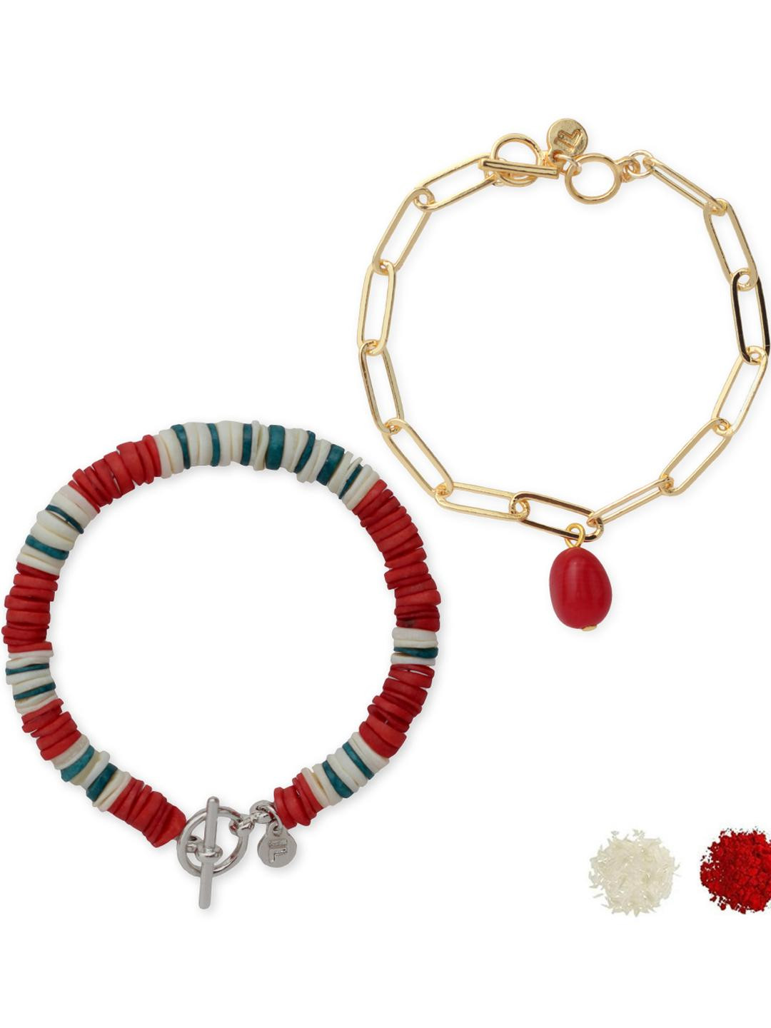 FURE Heike MOP & Chain Bracelet Lumba Set