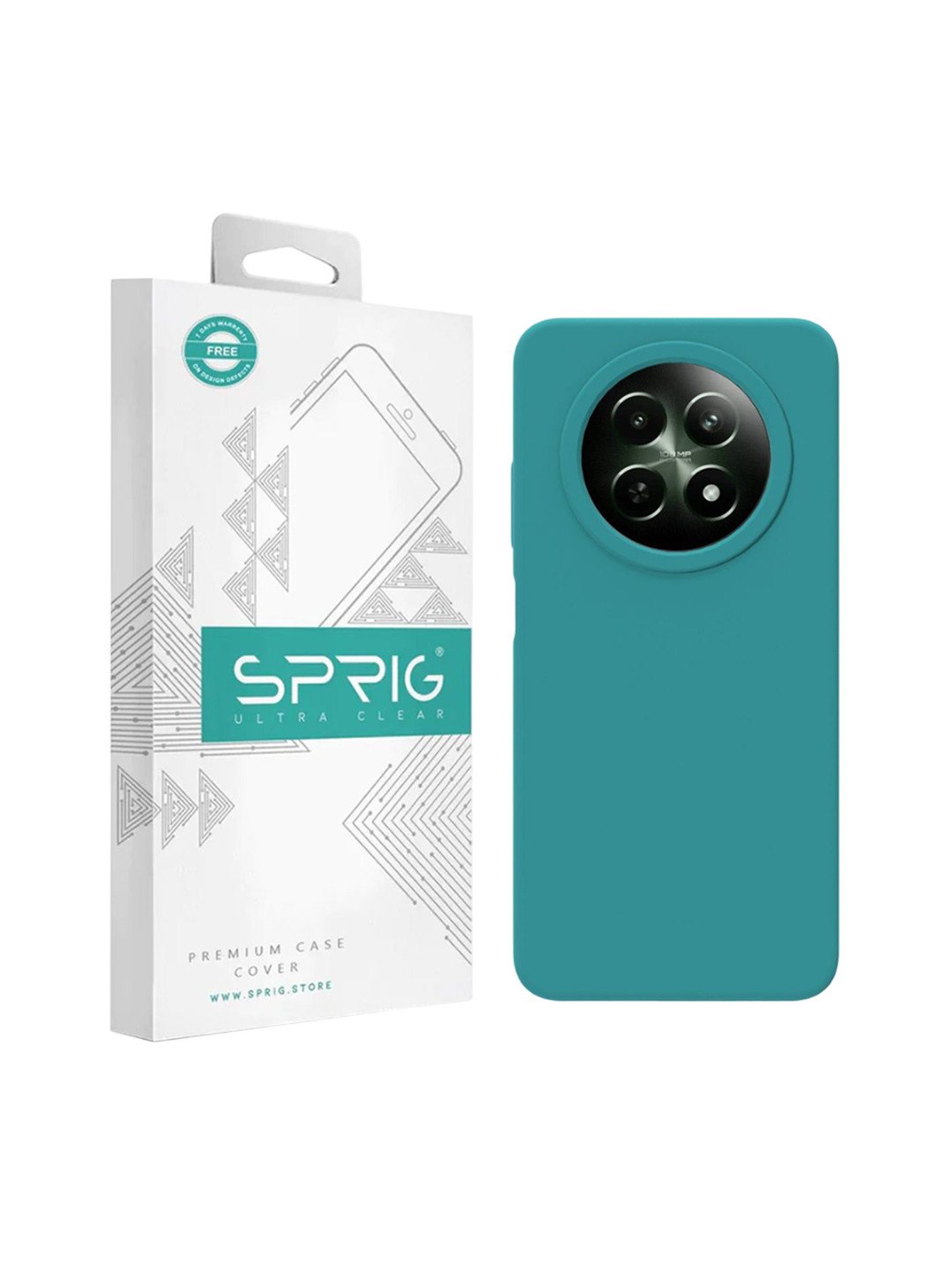 SPRIG Realme 12 Pro Liquid Silicone Back Cover