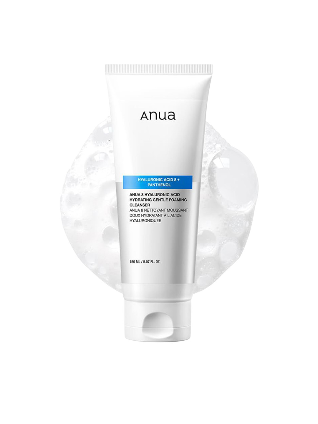 Anua Hyaluronic Acid 8 Panthenol Hydrating Gentle Foaming Cleanser - 150 ml