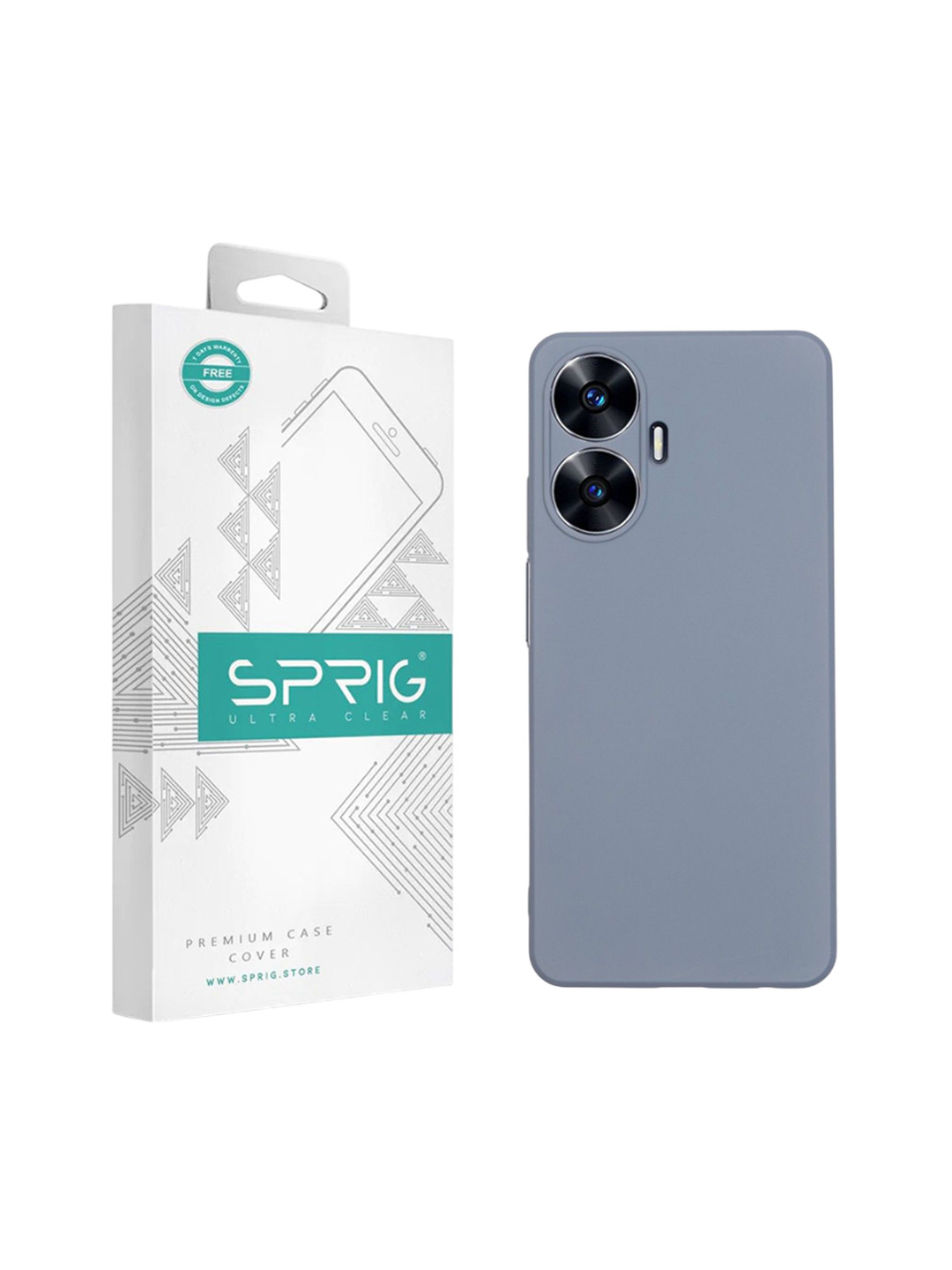 SPRIG Realme C55 TPU Matte Back Cover