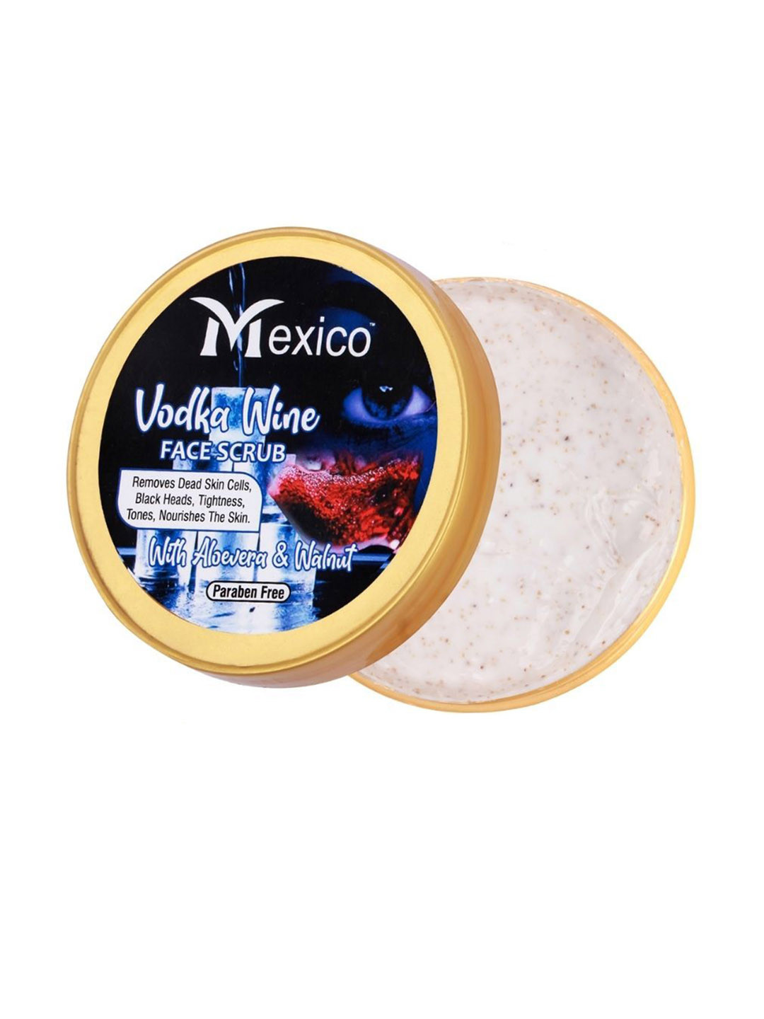 Mexico herbs Vodka Wine Face Scrub- 100 g