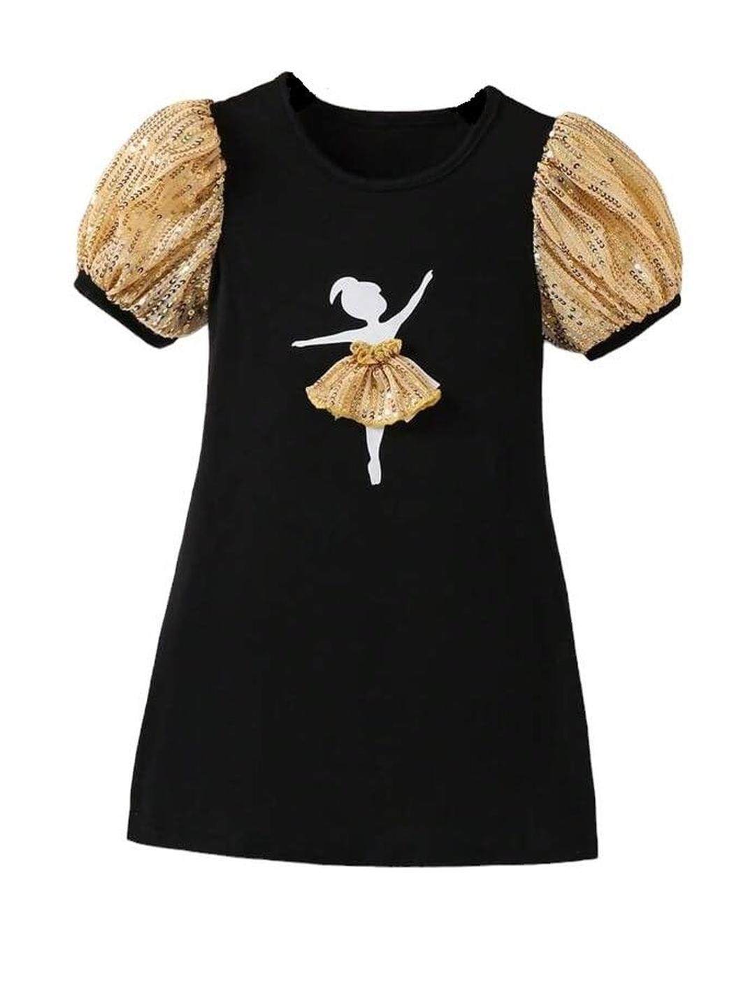 ER LIFE Style Girls Black Dresses