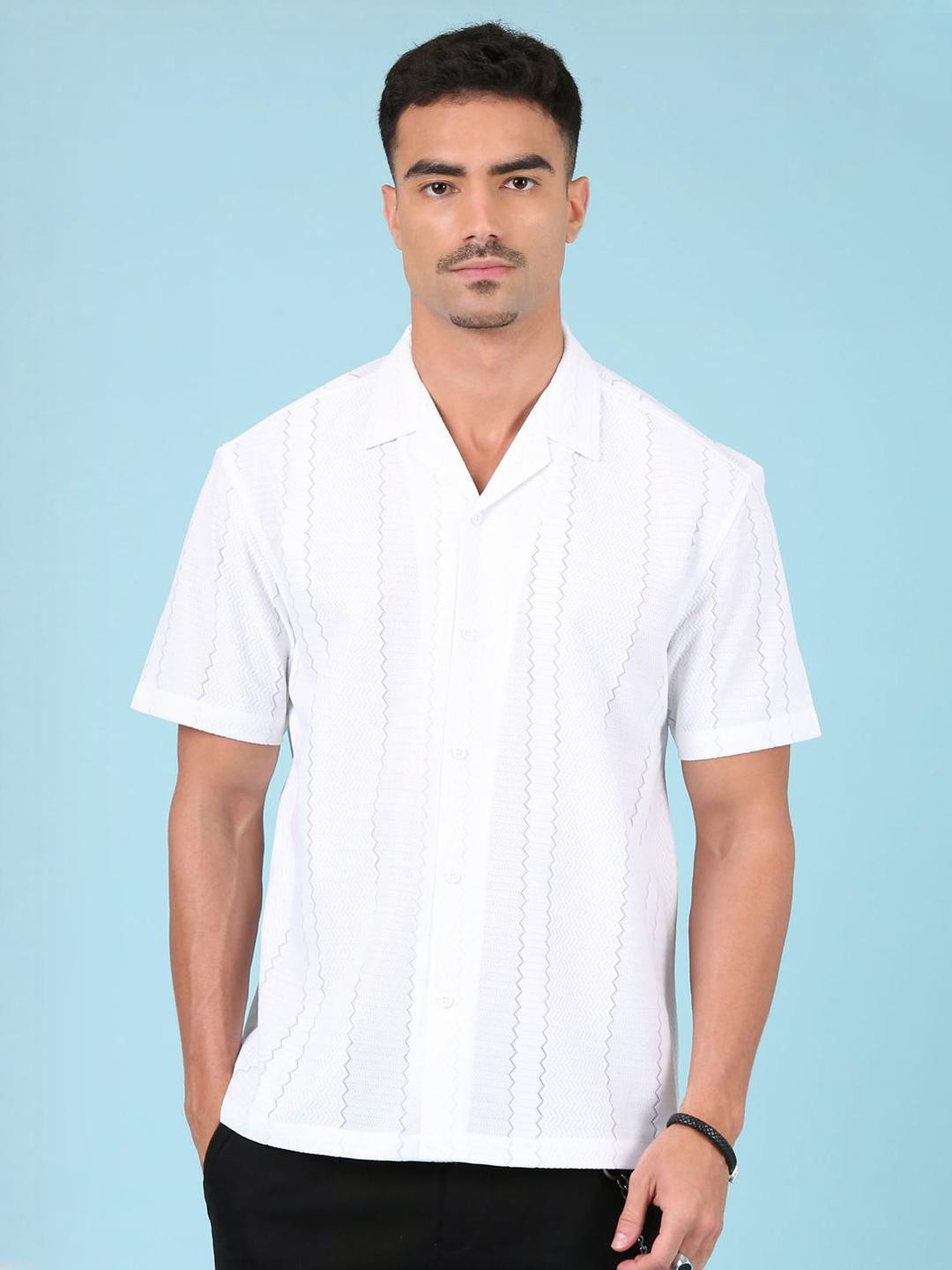 Voroxy Men Relaxed Casual Shirt