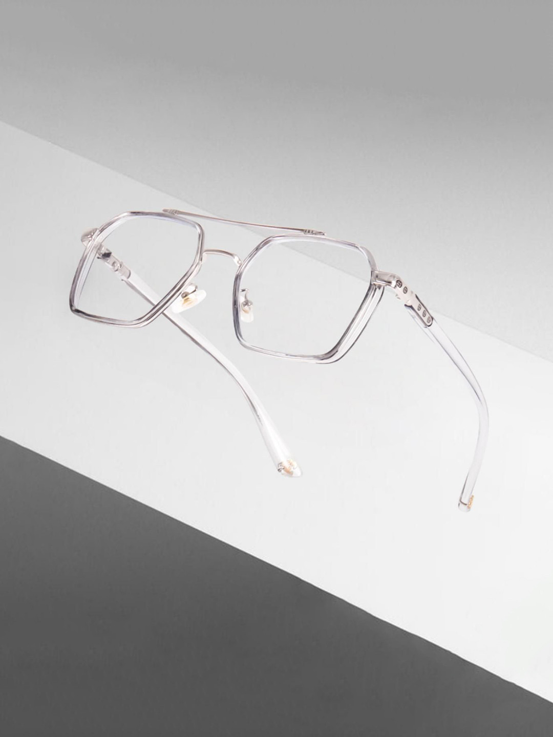 DEXENT COLLECTION Unisex Embellished Full Rim Square Frame