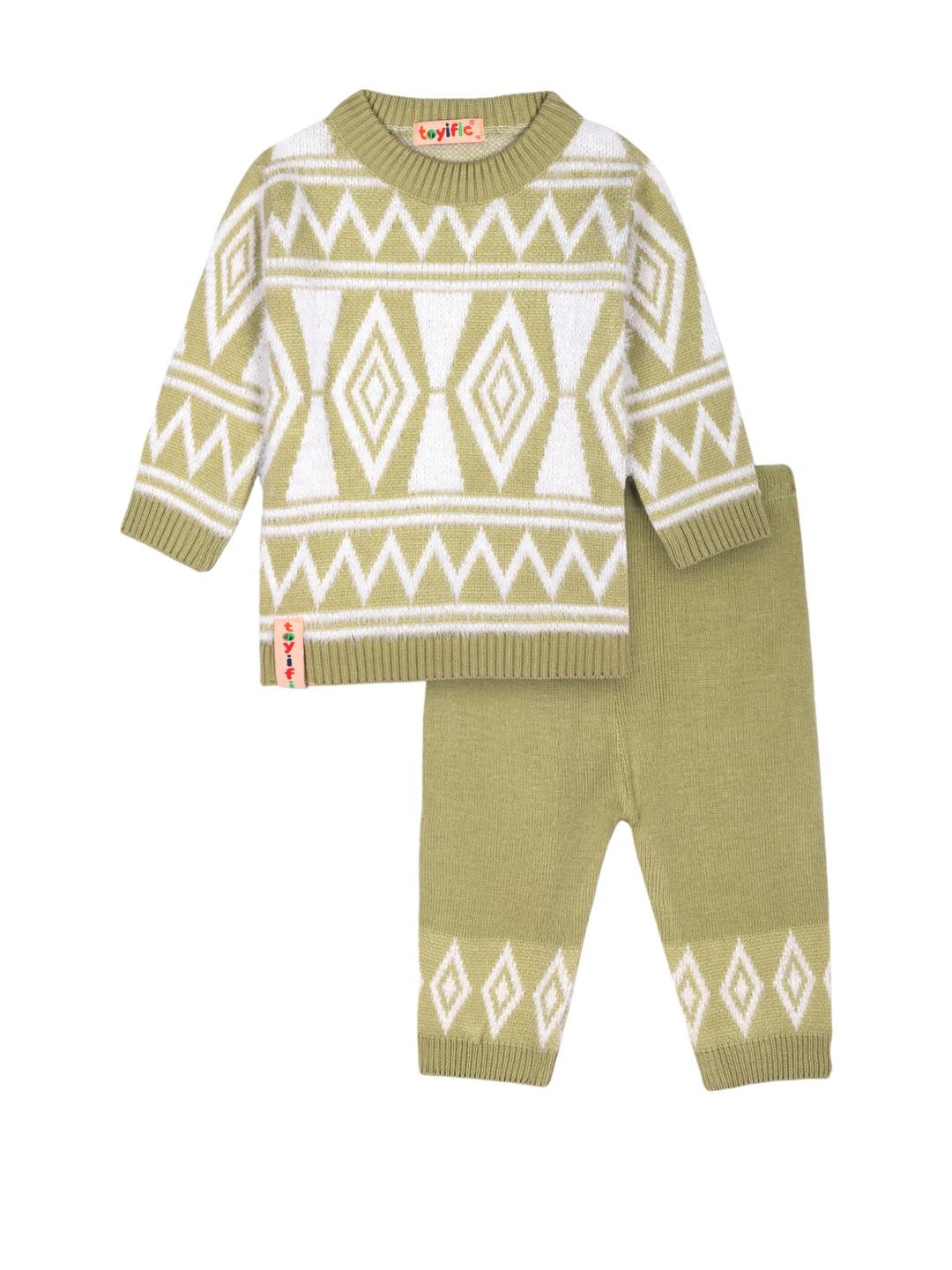 toyific Infants Woollen Winter Sweater Set