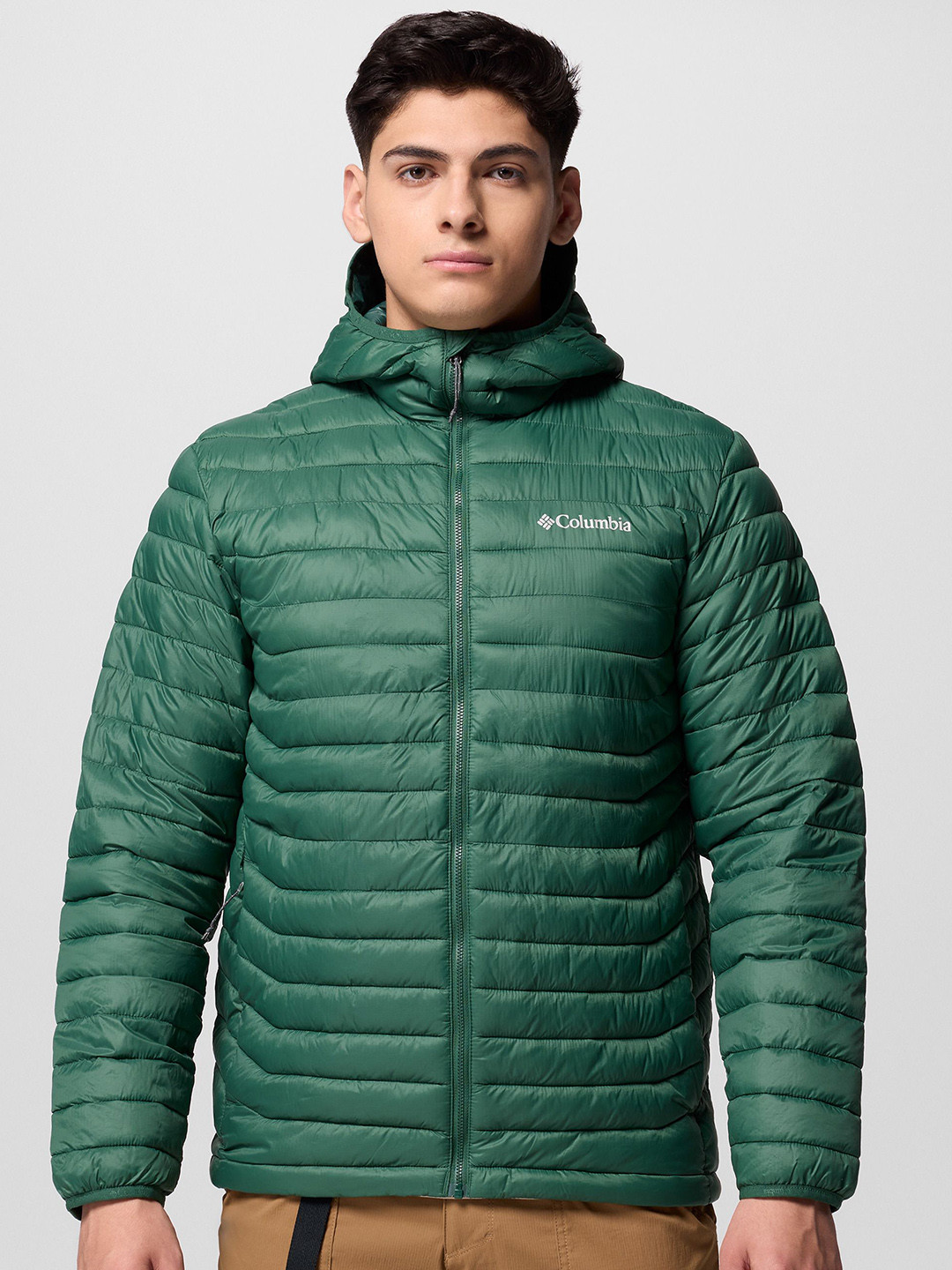 Columbia Powder Pass Down Hooded Jacket