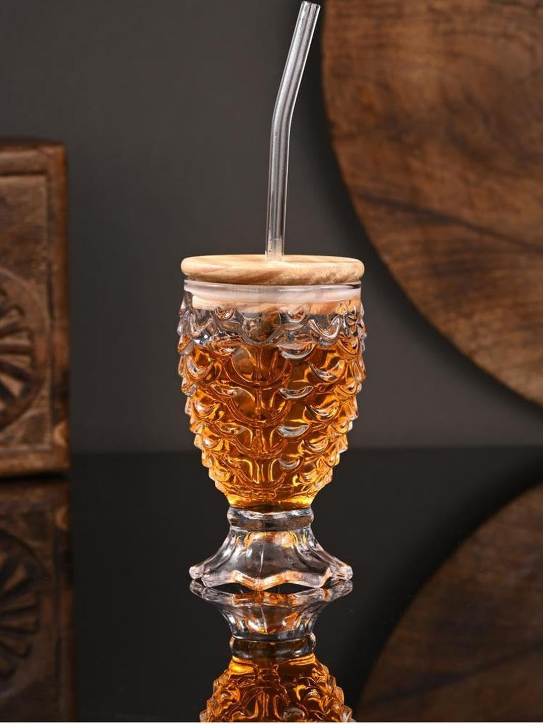 SOMIL Transparent Dishwasher and Microwave Safe Sipper Water Glass