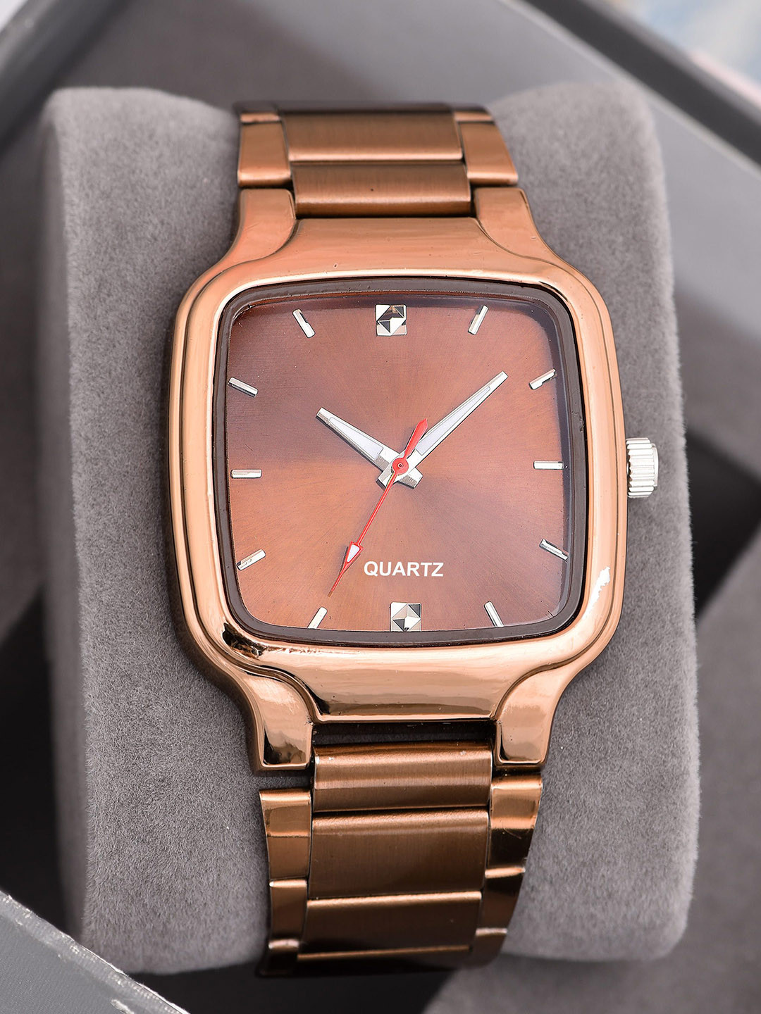 SWADESI STUFF Men Metal Dial & Bracelet Style Straps Analogue Watch SDS 158 COPPER 2026