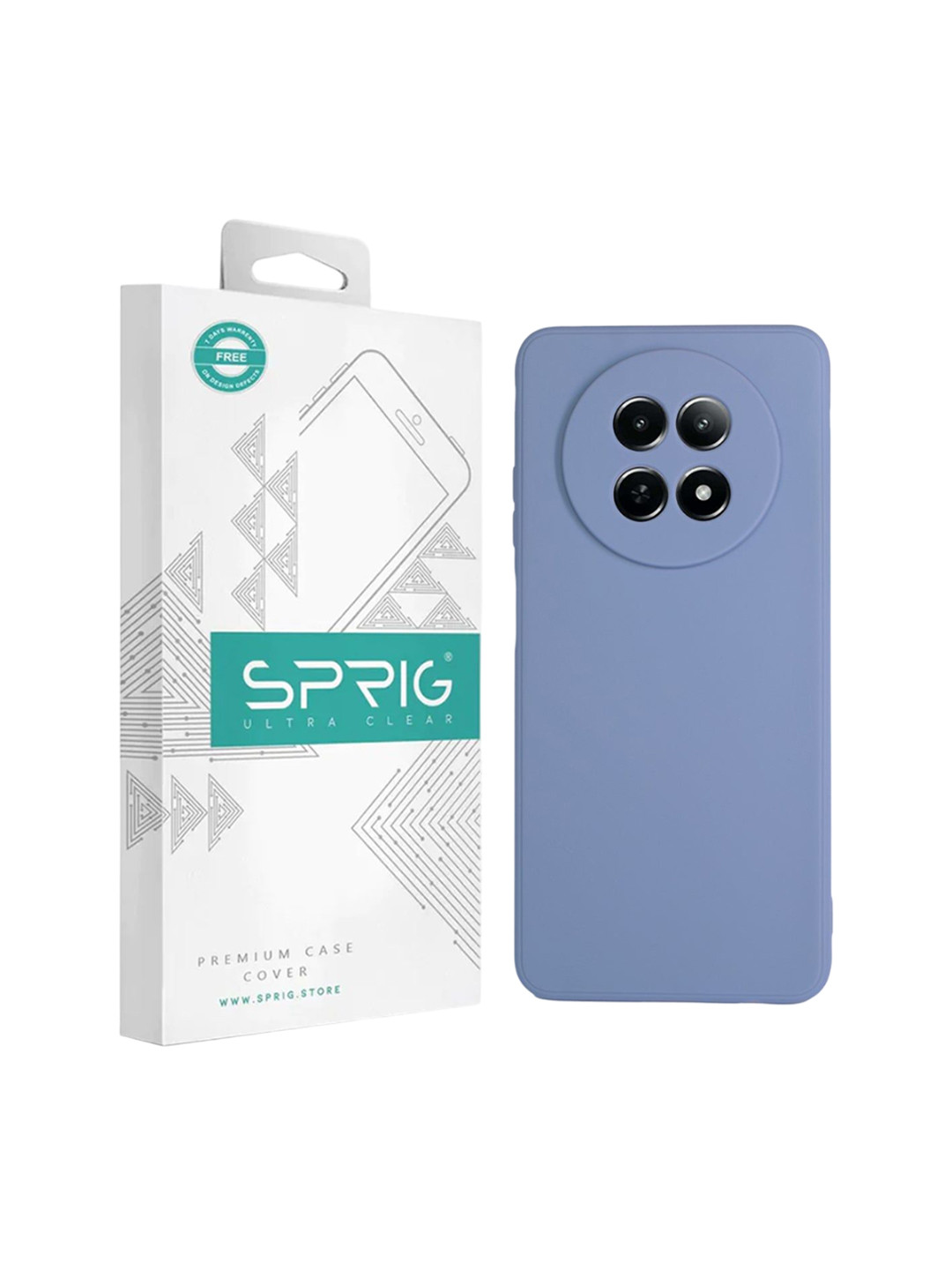 SPRIG Realme 12 5G TPU Matte Back Cover - Image 1