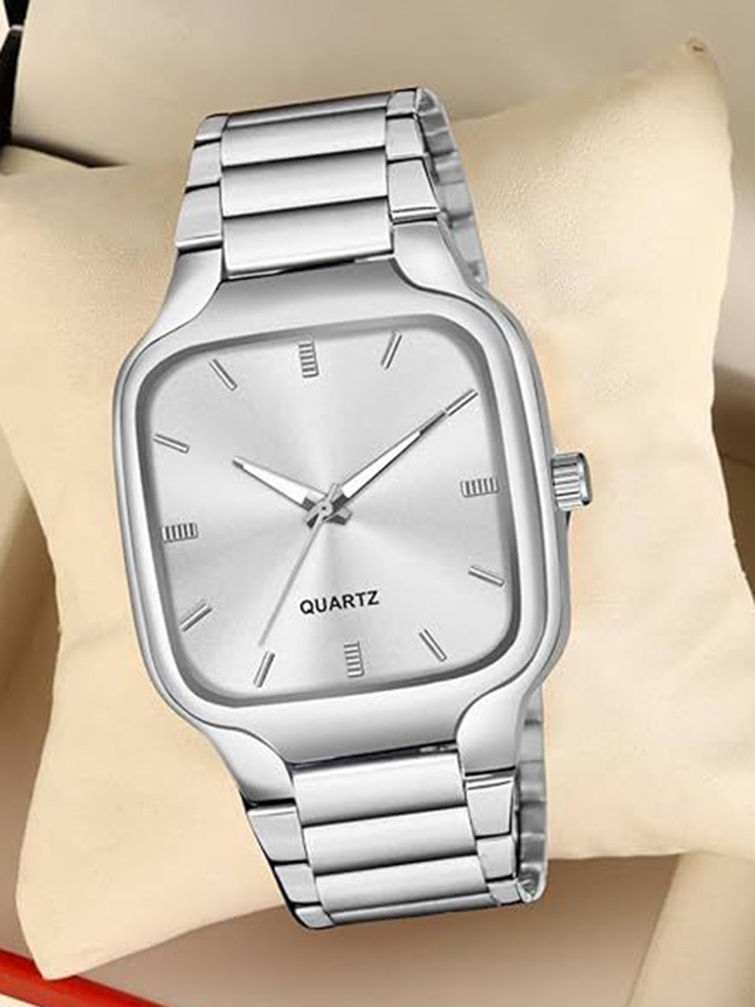 SWADESI STUFF Men Bracelet Style Straps Analogue Watch SDS 158 SILVER 2027