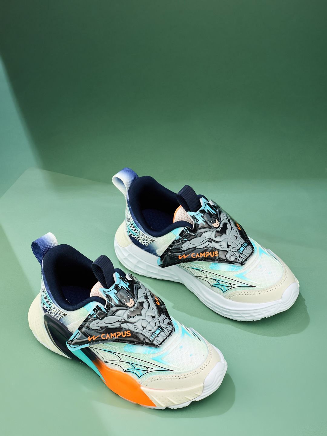 Campus Kids Batman Printed Mesh Sneakers