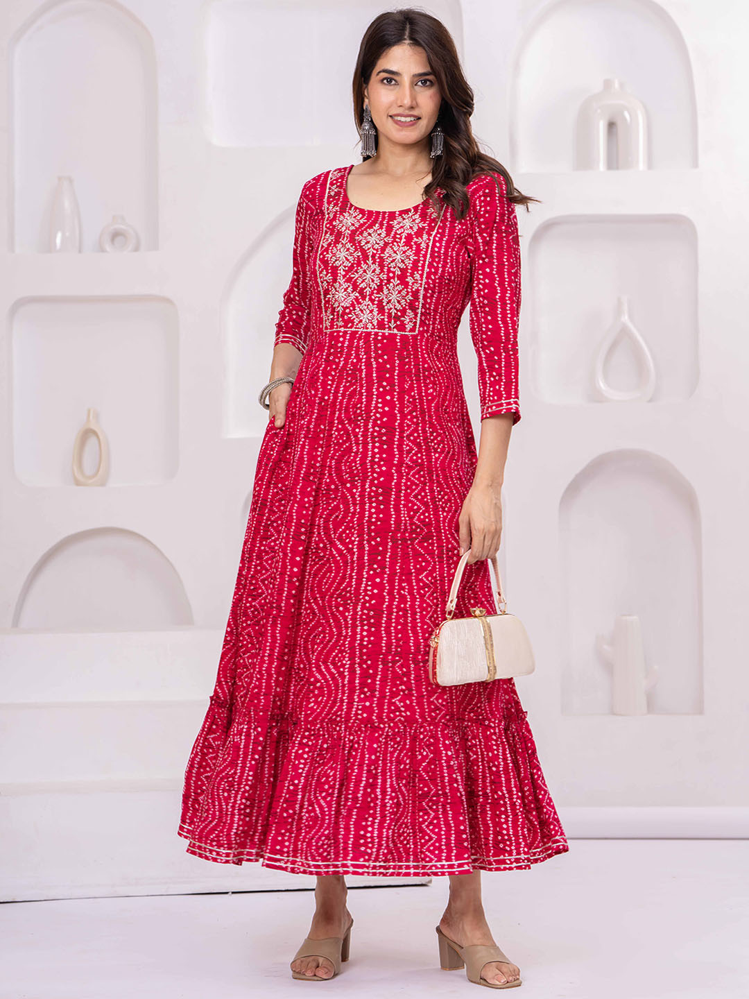 Meeranshi Embroidered Anarkali Ethnic Dresses