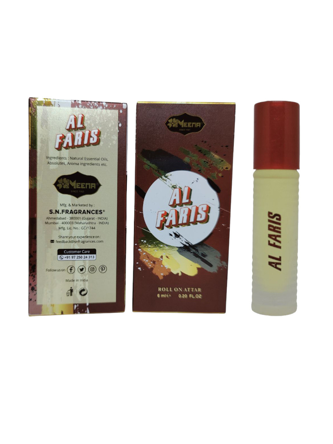 MEENA Al Fairs Long Lasting Roll On Attar - 6ml
