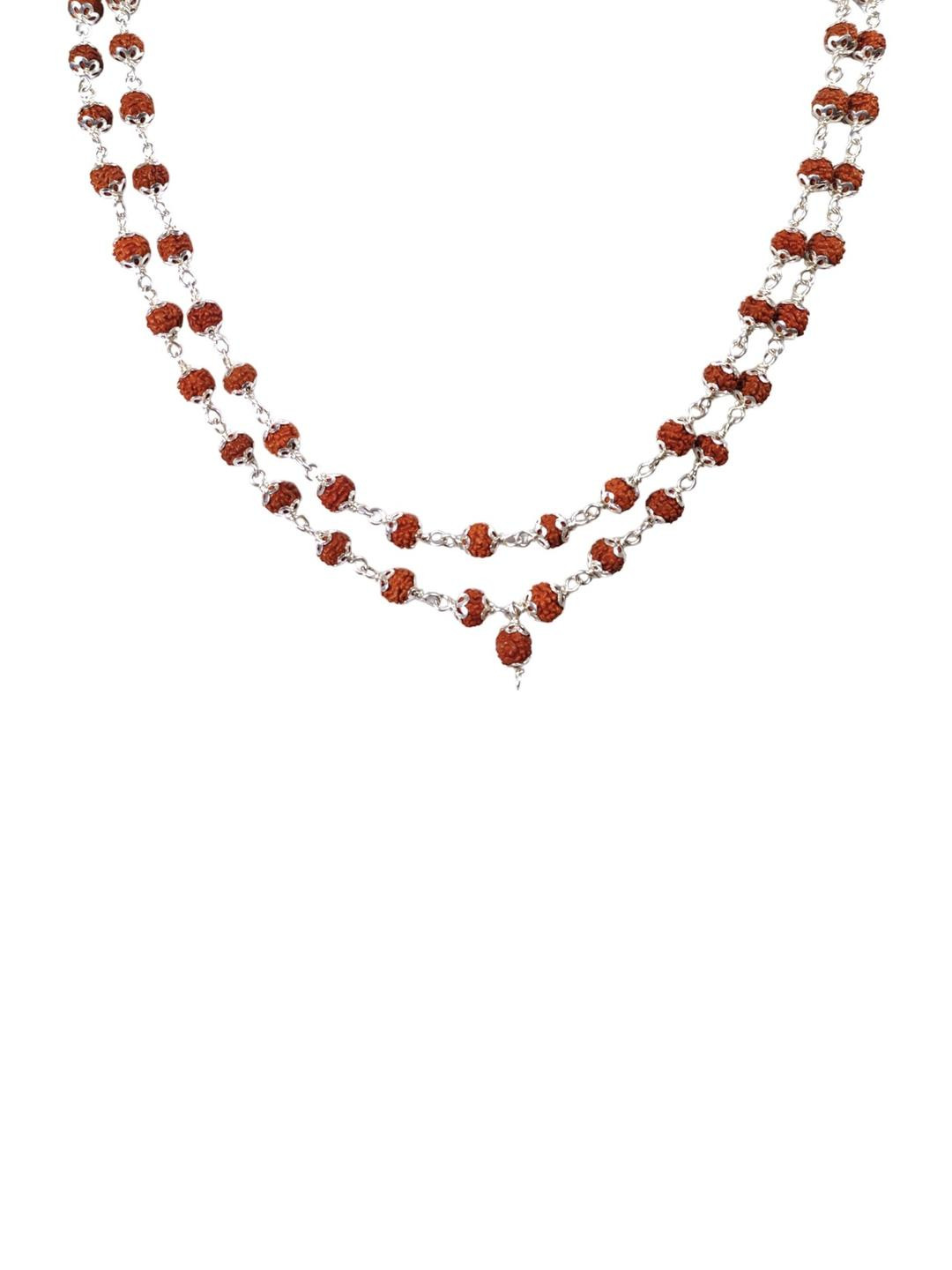 KASHI VISHWANATH RUDRAKSHA & GEMS Unisex Brown Jewellery Set