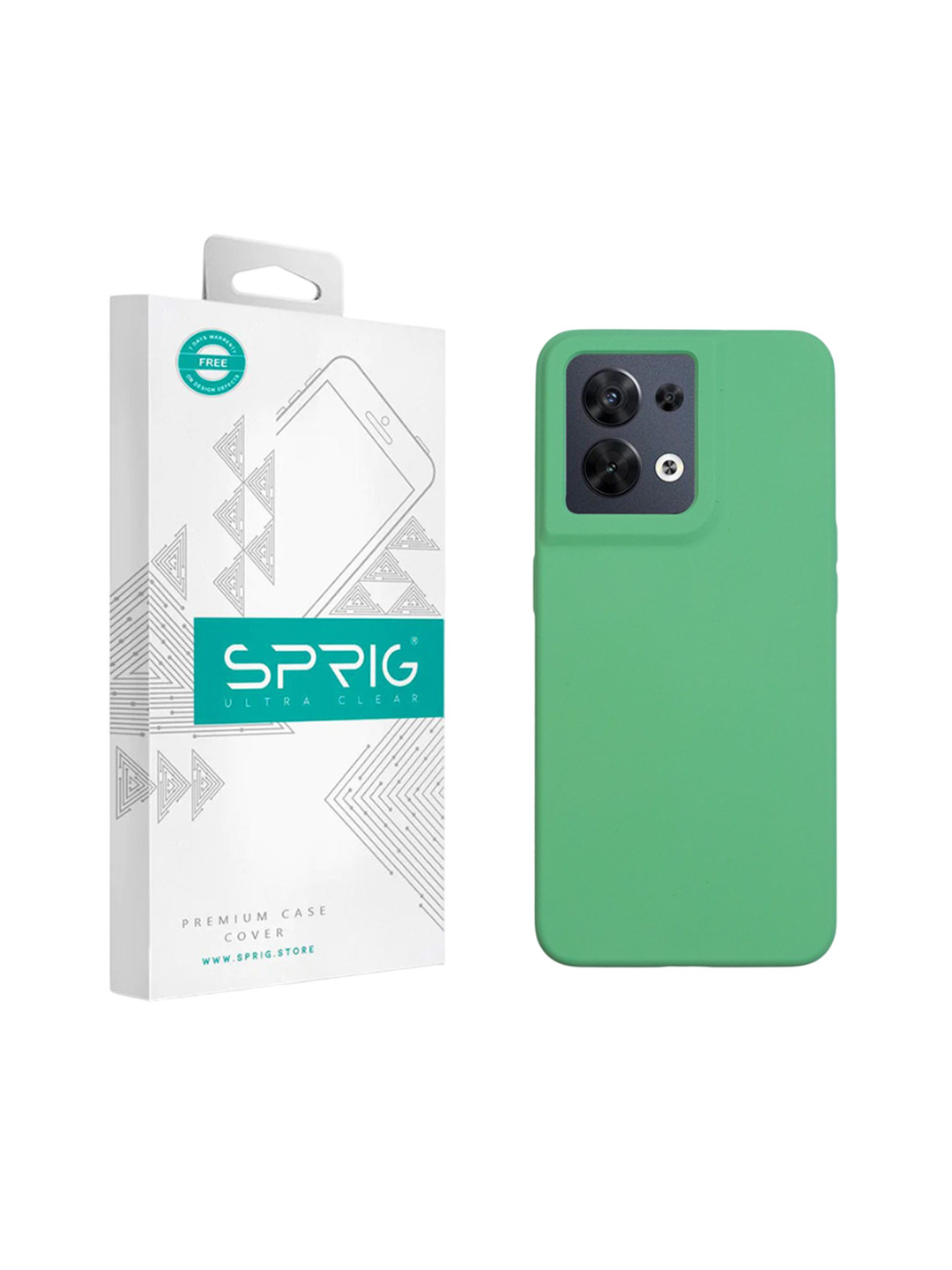 SPRIG Realme 8 Liquid Silicone Back Cover