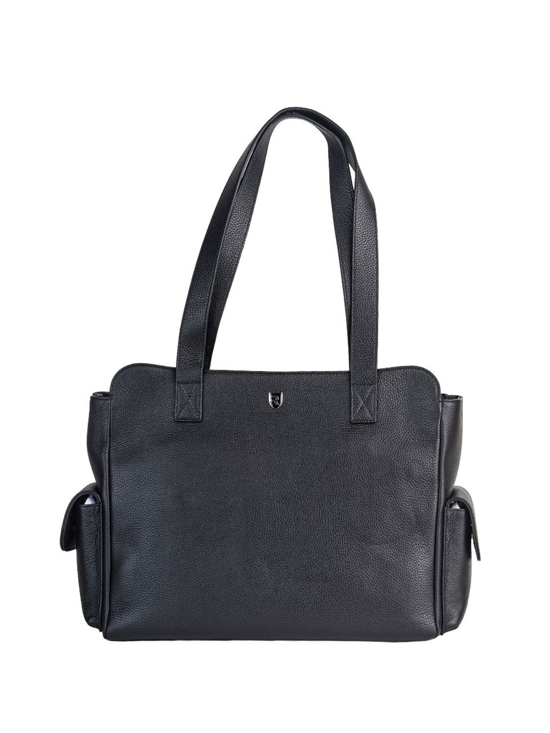 Revup Women Solid Structured Leather Shoulder Bag