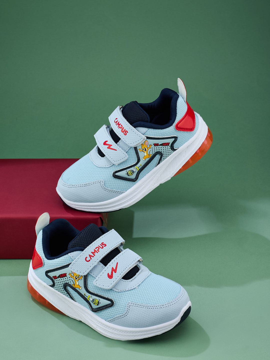 Campus LD-02 Kids Colourblocked Sneakers