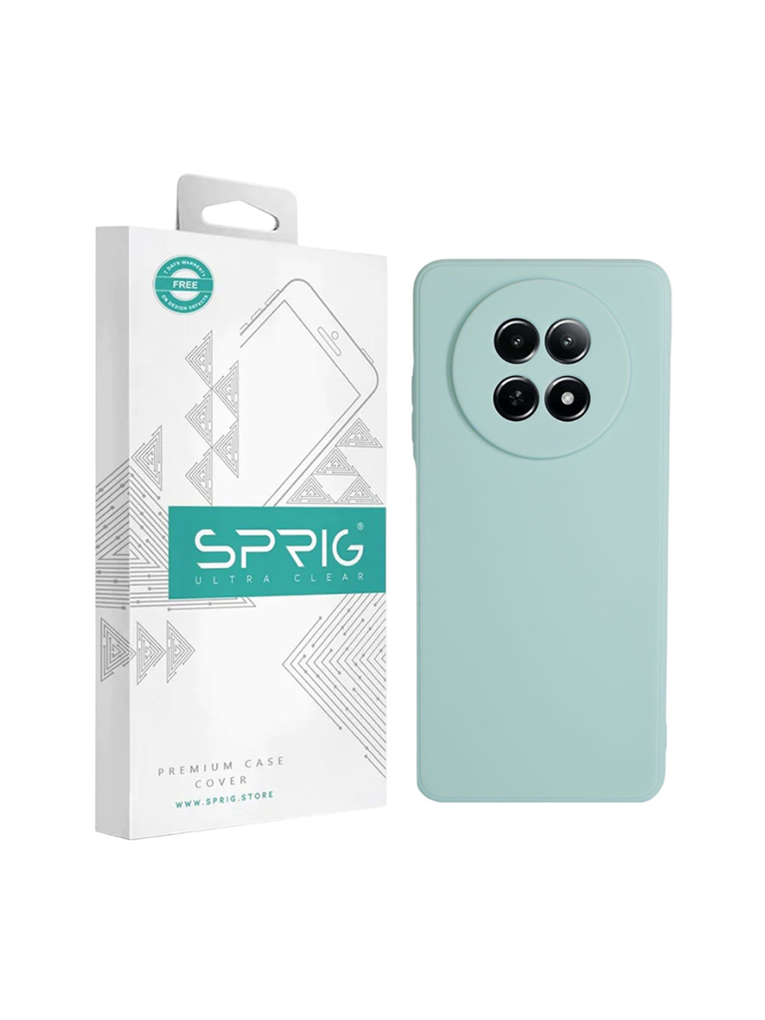 SPRIG Realme C65 5G TPU Matte Back Cover