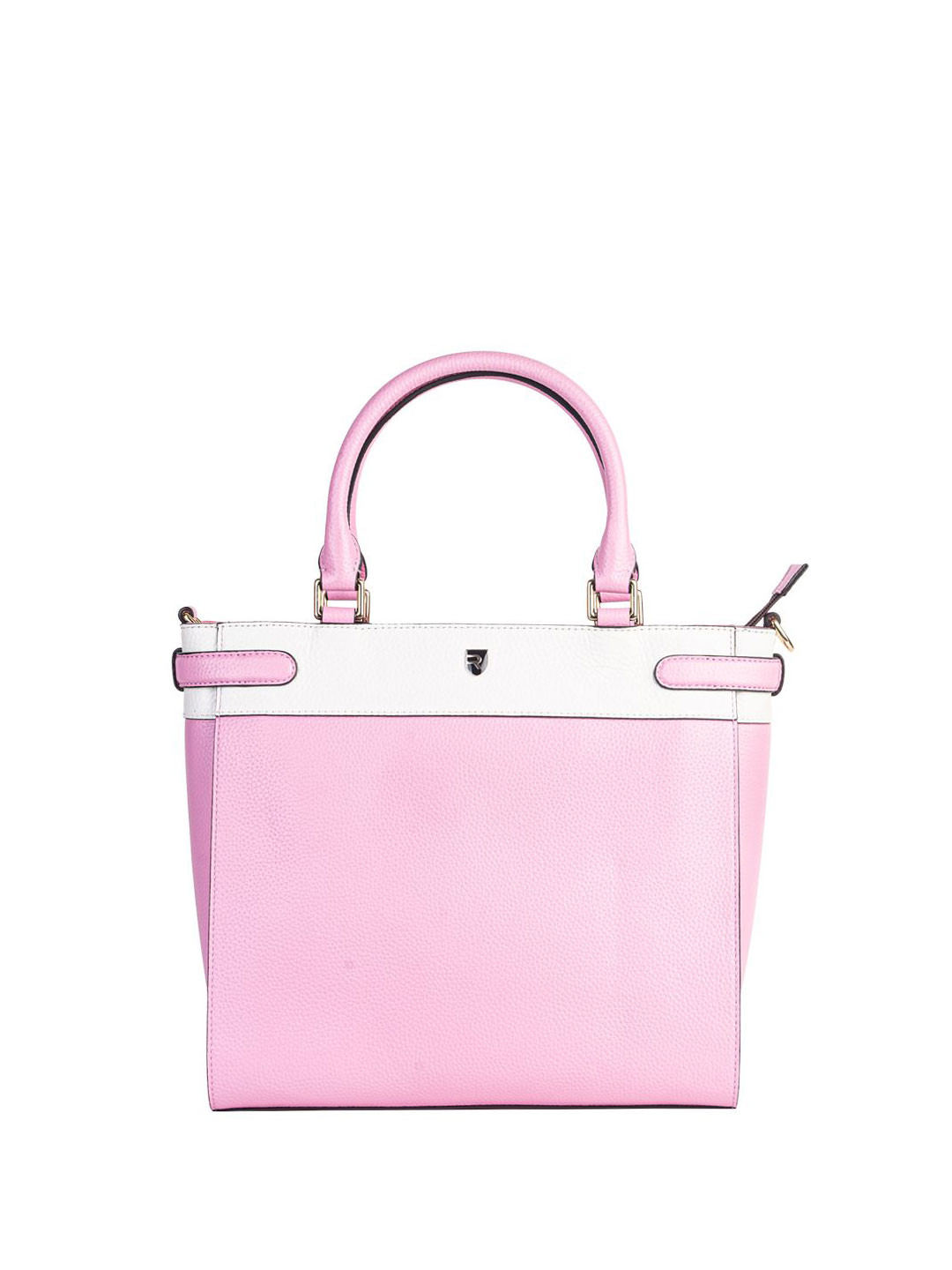 Revup Women Solid Structured Leather Tote Bag