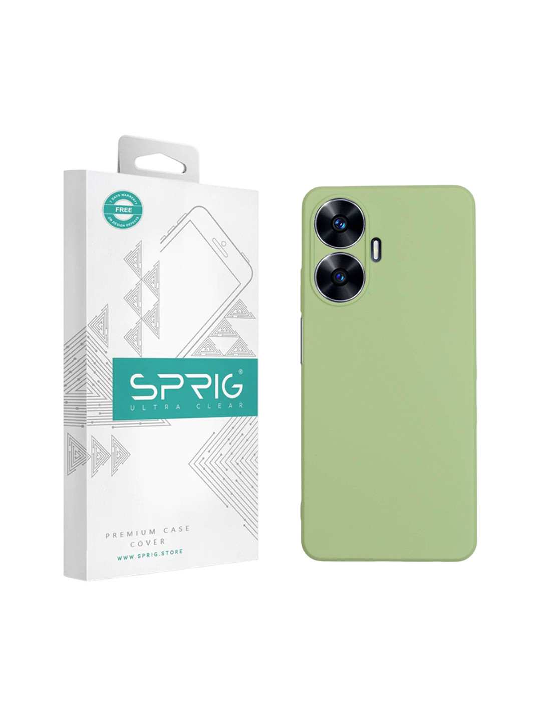SPRIG Realme C55 TPU Matte Back Cover